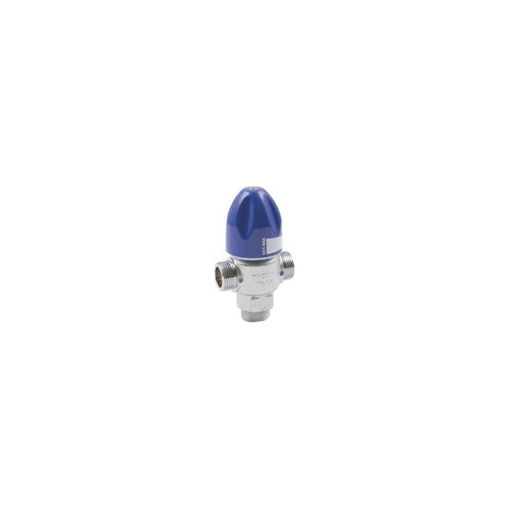 Vană termostatică de amestec antiopărire TIEMME, 1 inch reglaj 30–55°C, cod 3200001